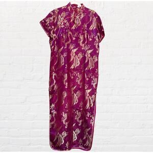 Vintage classic traditional Chinese dress - long maxi style